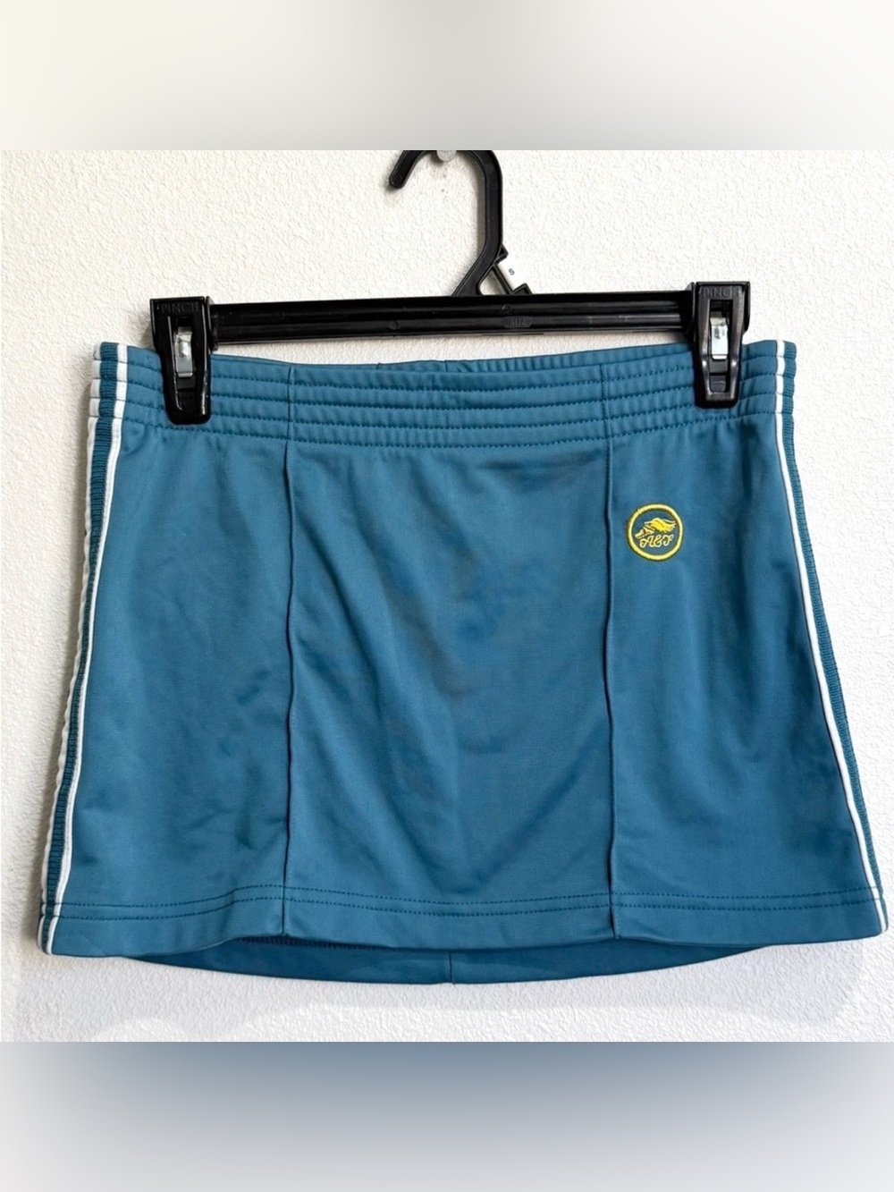 Vintage Y2K Abercrombie & Fitch Teal Tennis Mini Skirt XS Sporty Preppy A&F